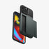 ACS06589 - iPhone 15 Pro Max Case Slim Armor CS in black showing the back with card in slot